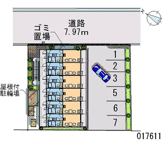 堺市北区百舌鳥梅町 月極駐車場